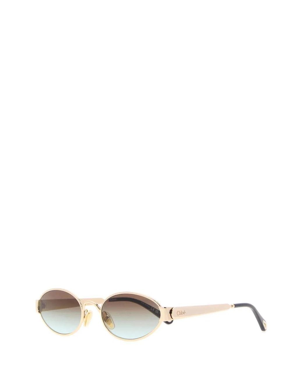 Chloé Brown Metal Holly Sunglasses