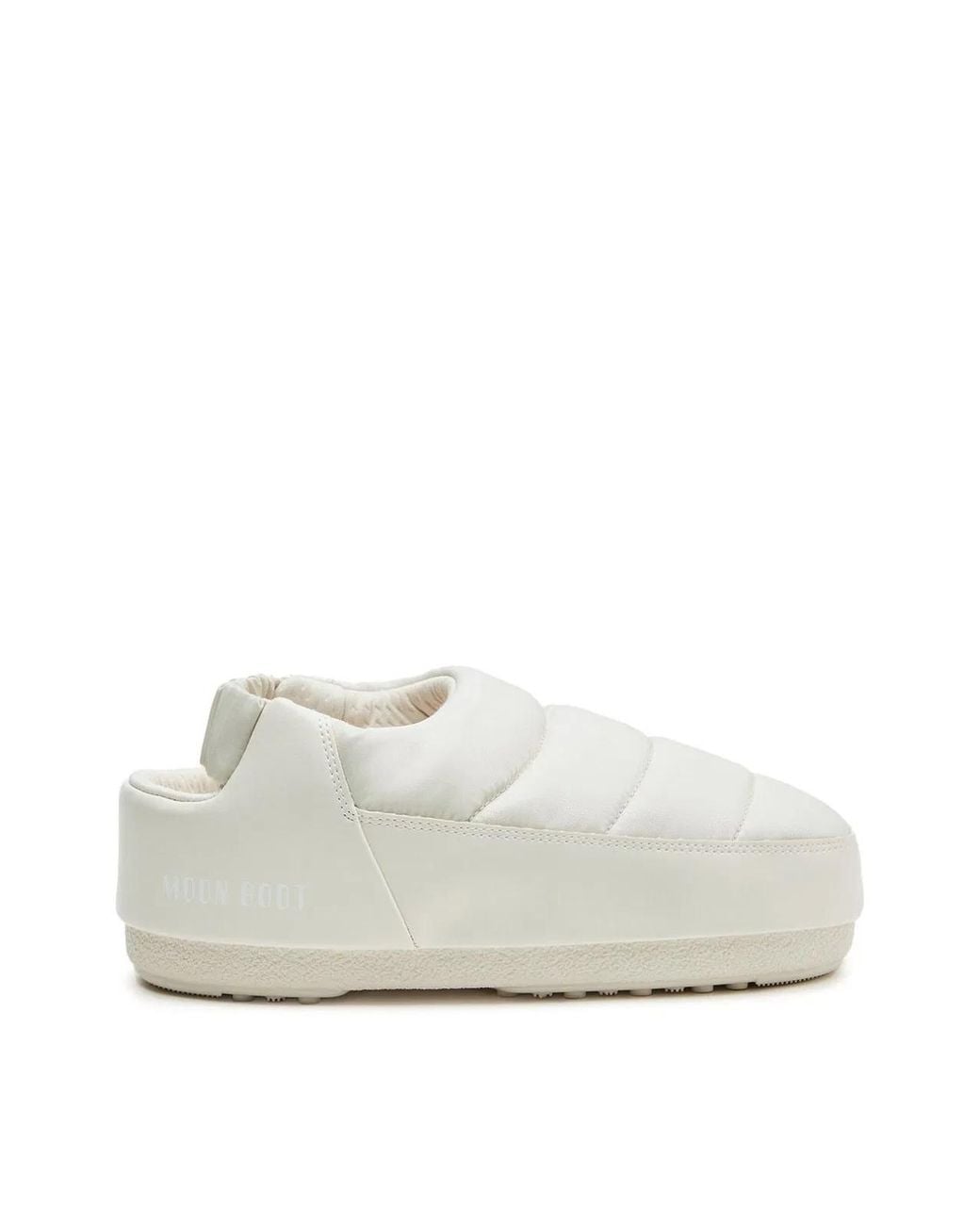 Moon Boot White Evolution Logo Mules Sandals for men
