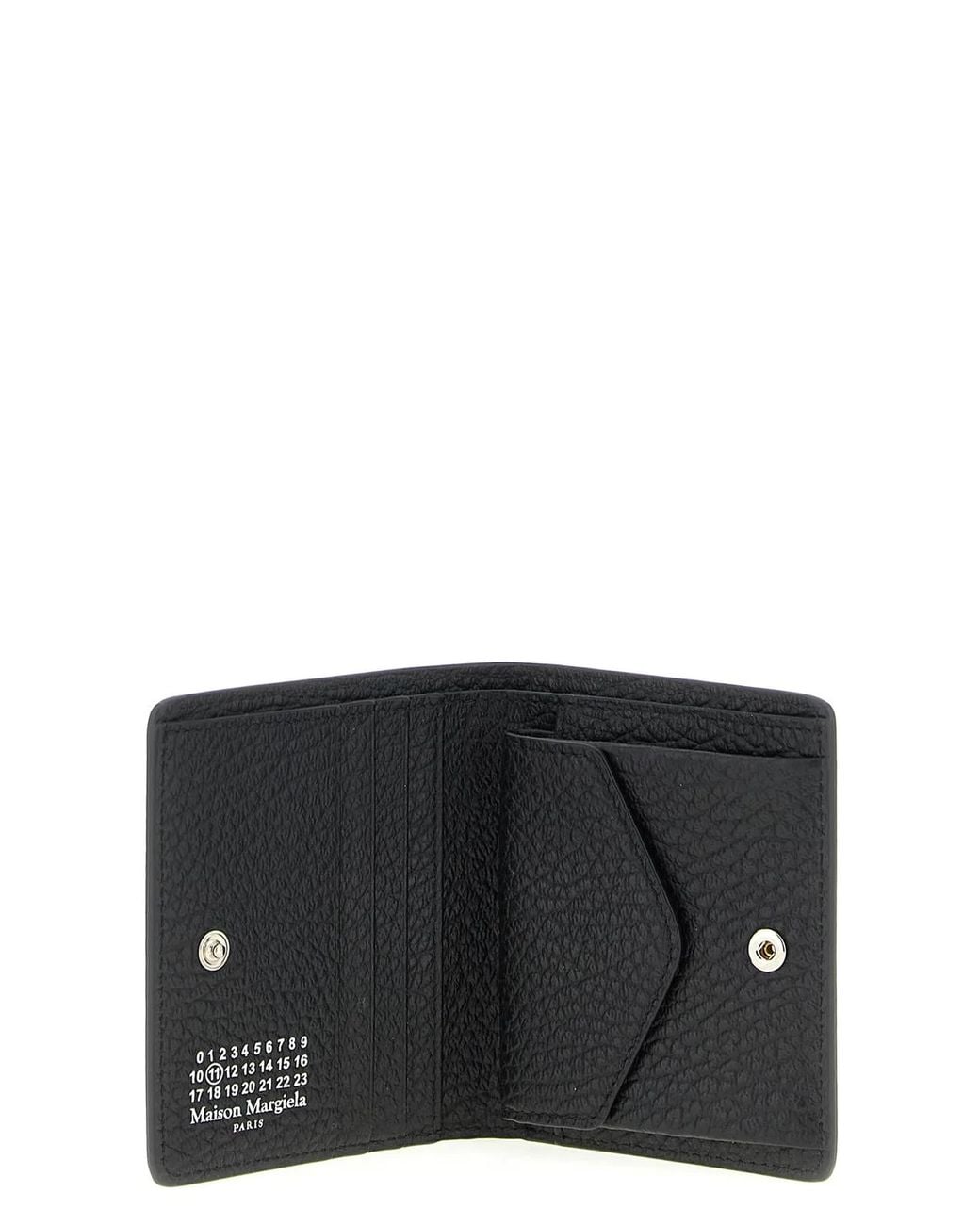 Maison Margiela Black 'Stitching' Wallet