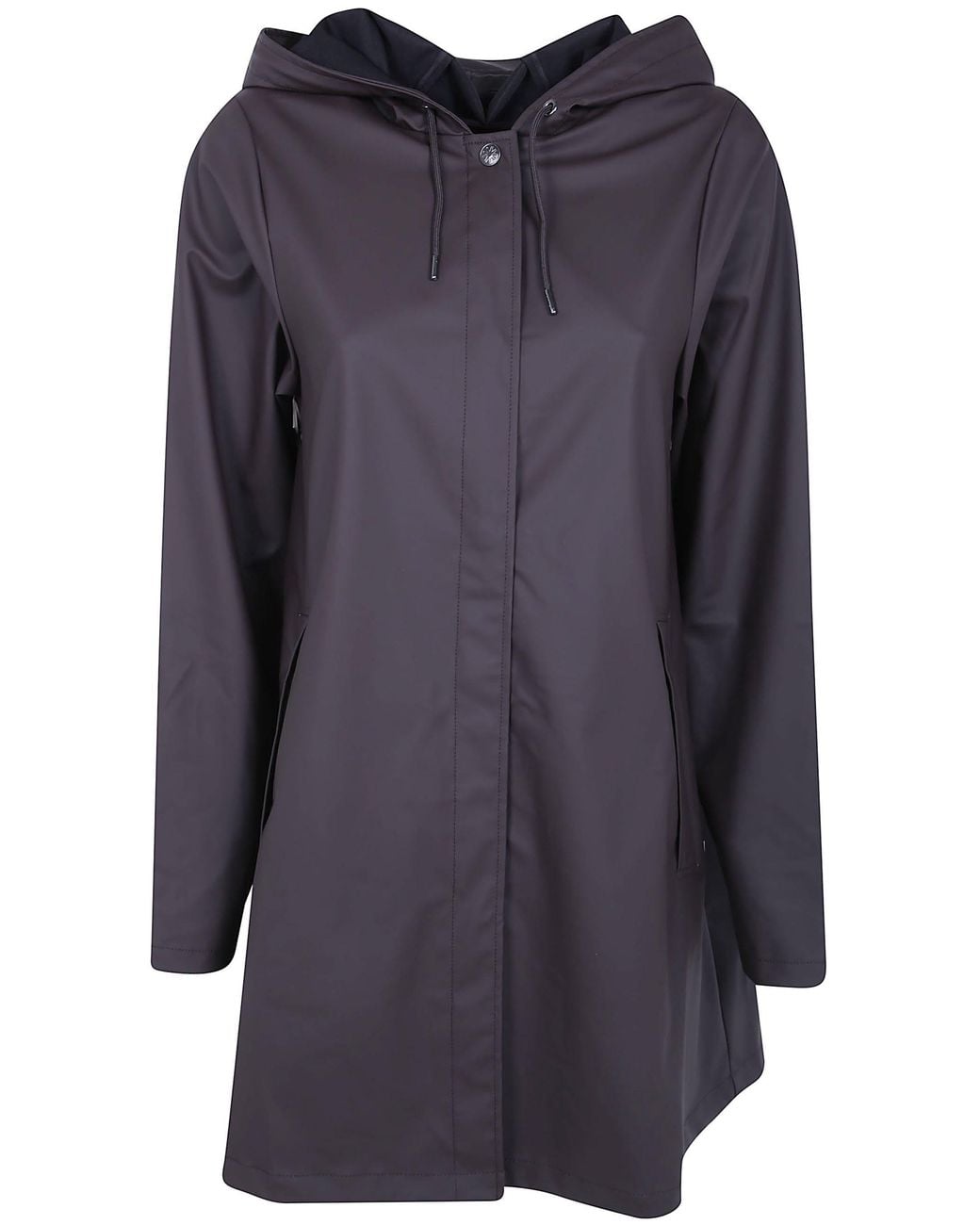 Rains Blue A Line Jacket