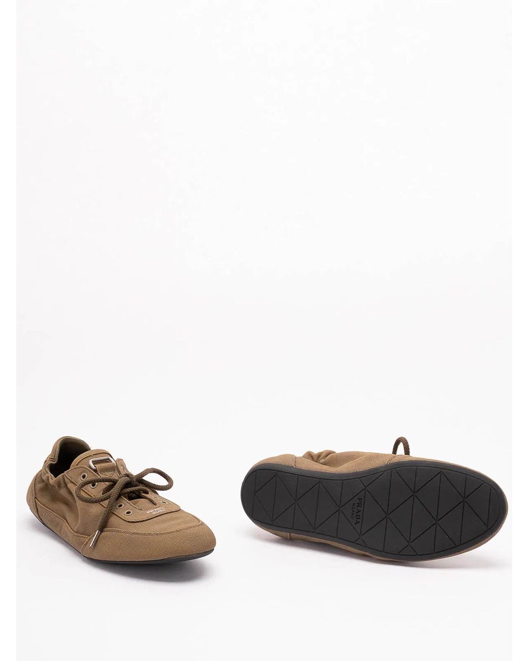 Prada Brown 'Collapse' Sneakers