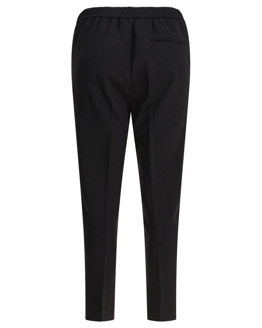 Semler Black Polyester Trousers