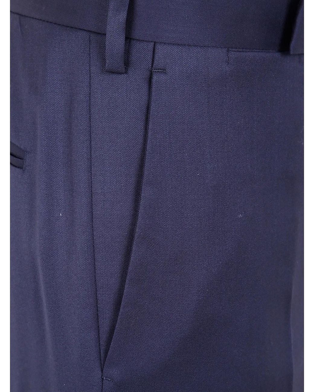 Lardini Blue "Attitude Drop Regular" Trousers for men