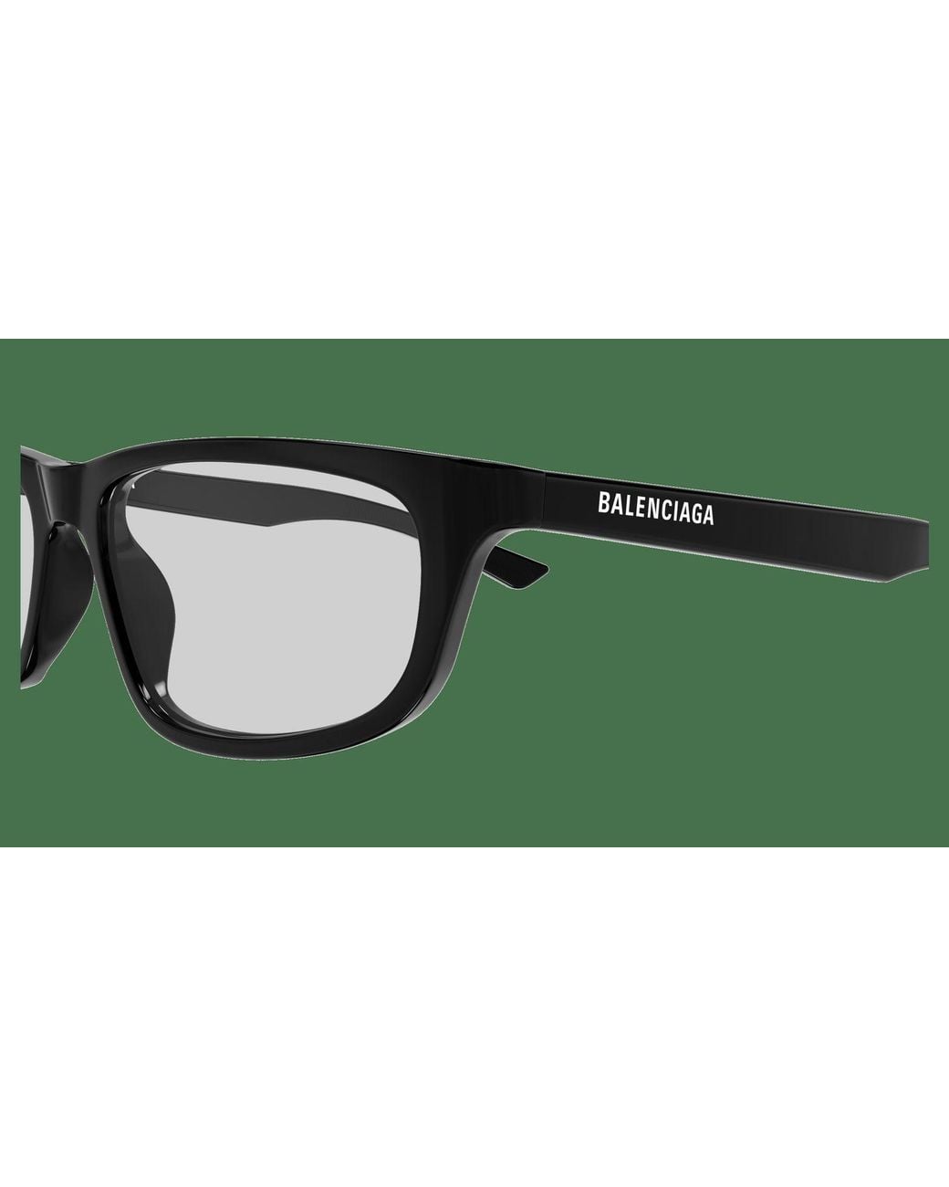 Balenciaga Green Transparent Acetate Glasses