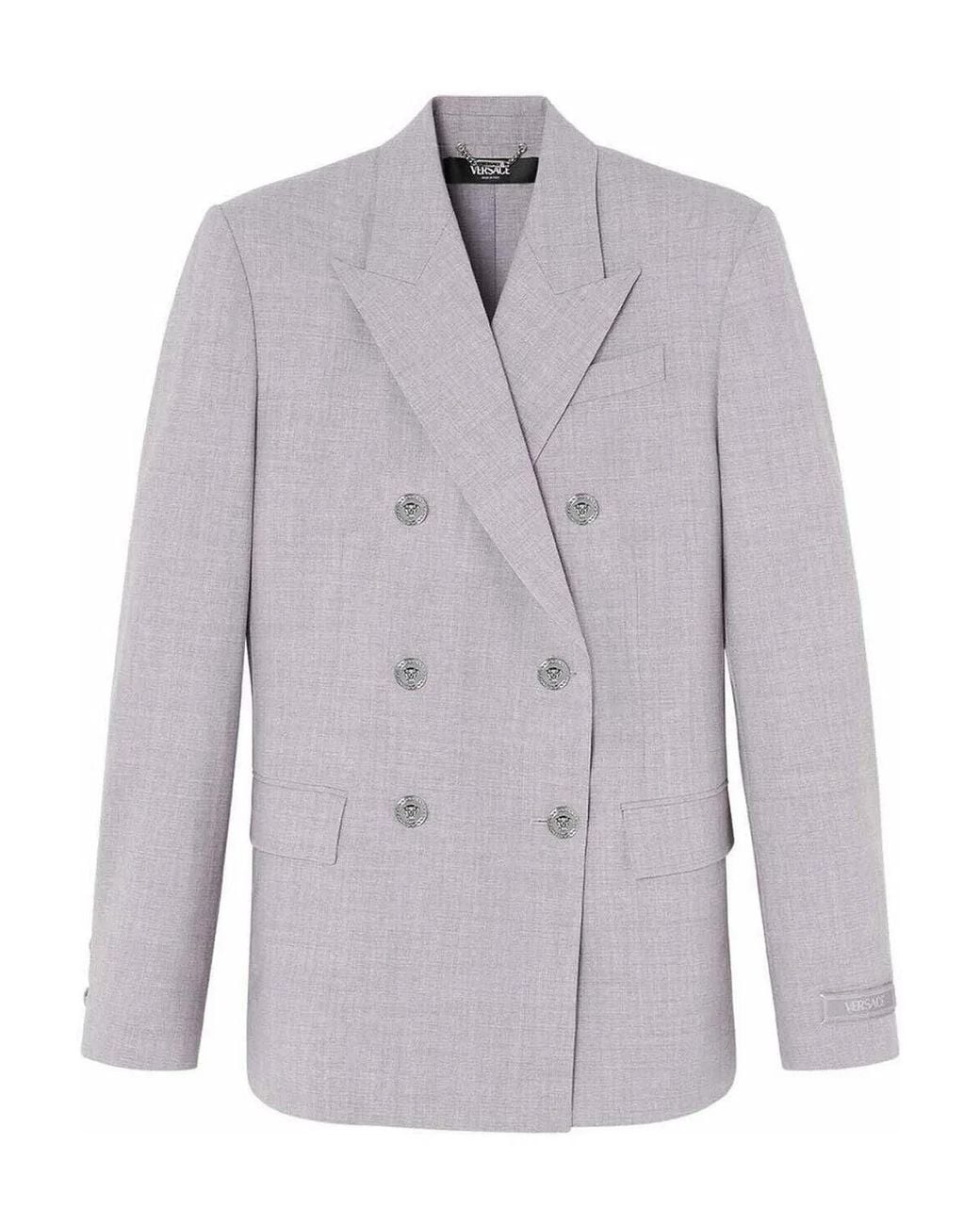 Versace Gray Tailored Jacket
