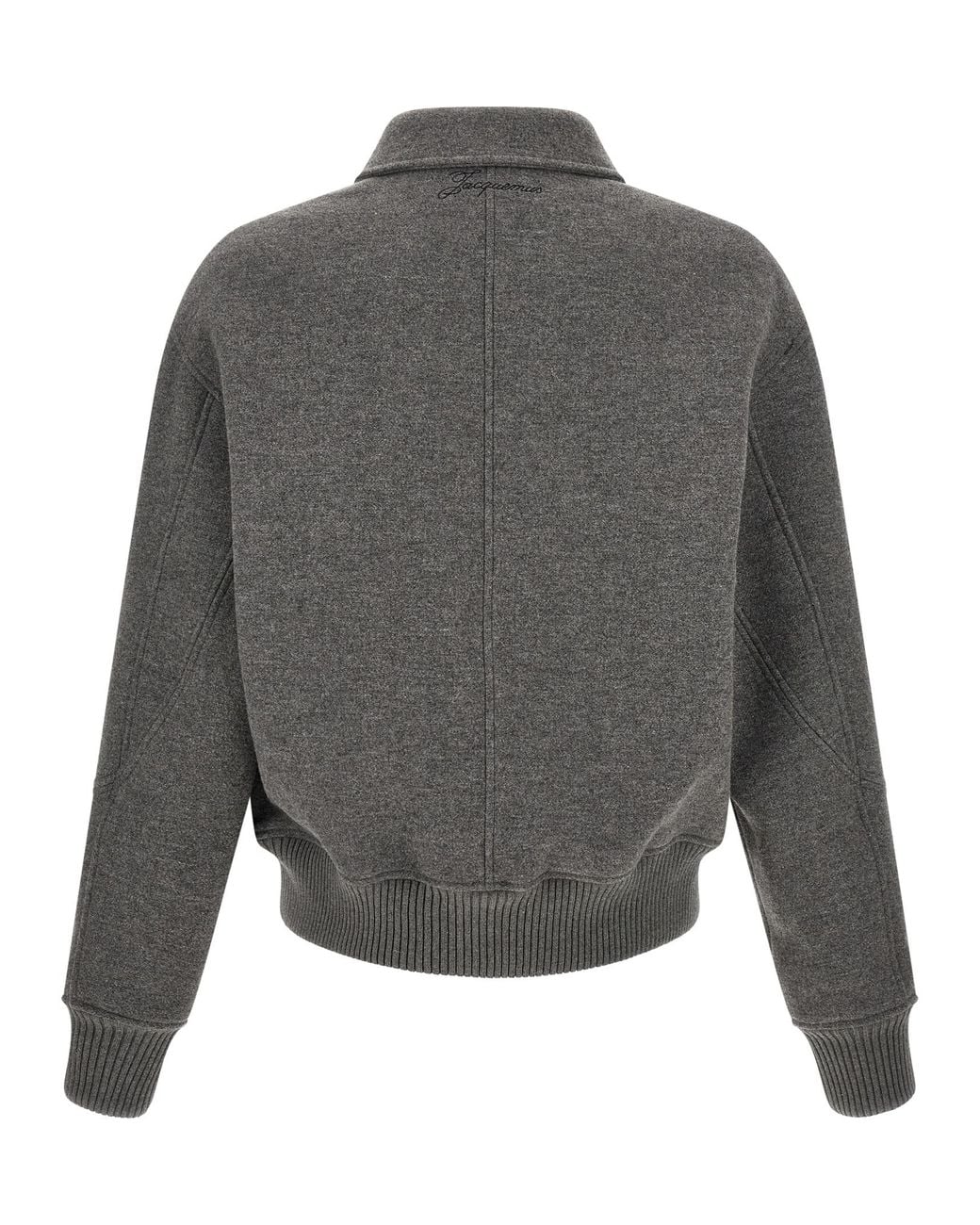 Jacquemus Gray 'Le Bomber Feltro' Bomber Jacket for men