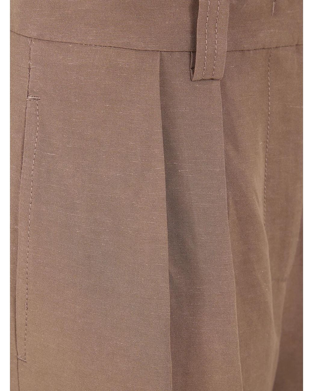 DR. HOPE Brown Bermuda Trousers