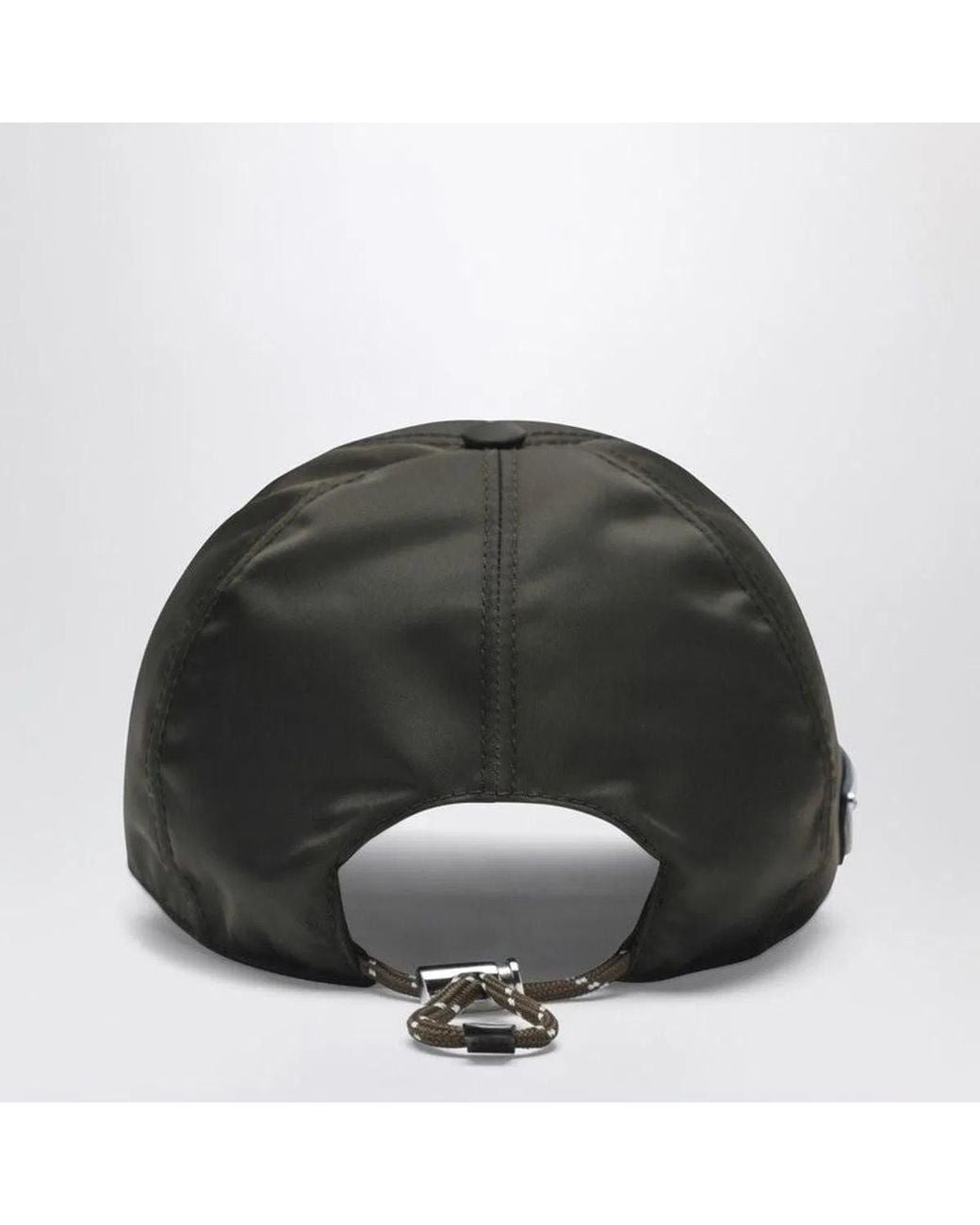 Prada Green Speedrock Camouflage Renylon Baseball Cap for men