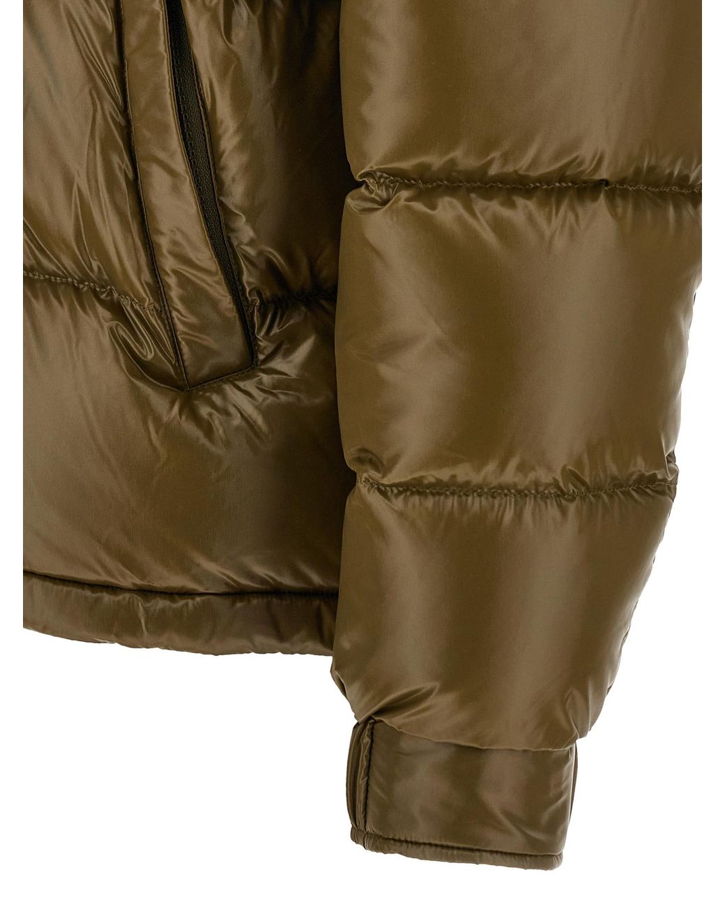 Herno Green Polyamide Full-Length Jacket for men