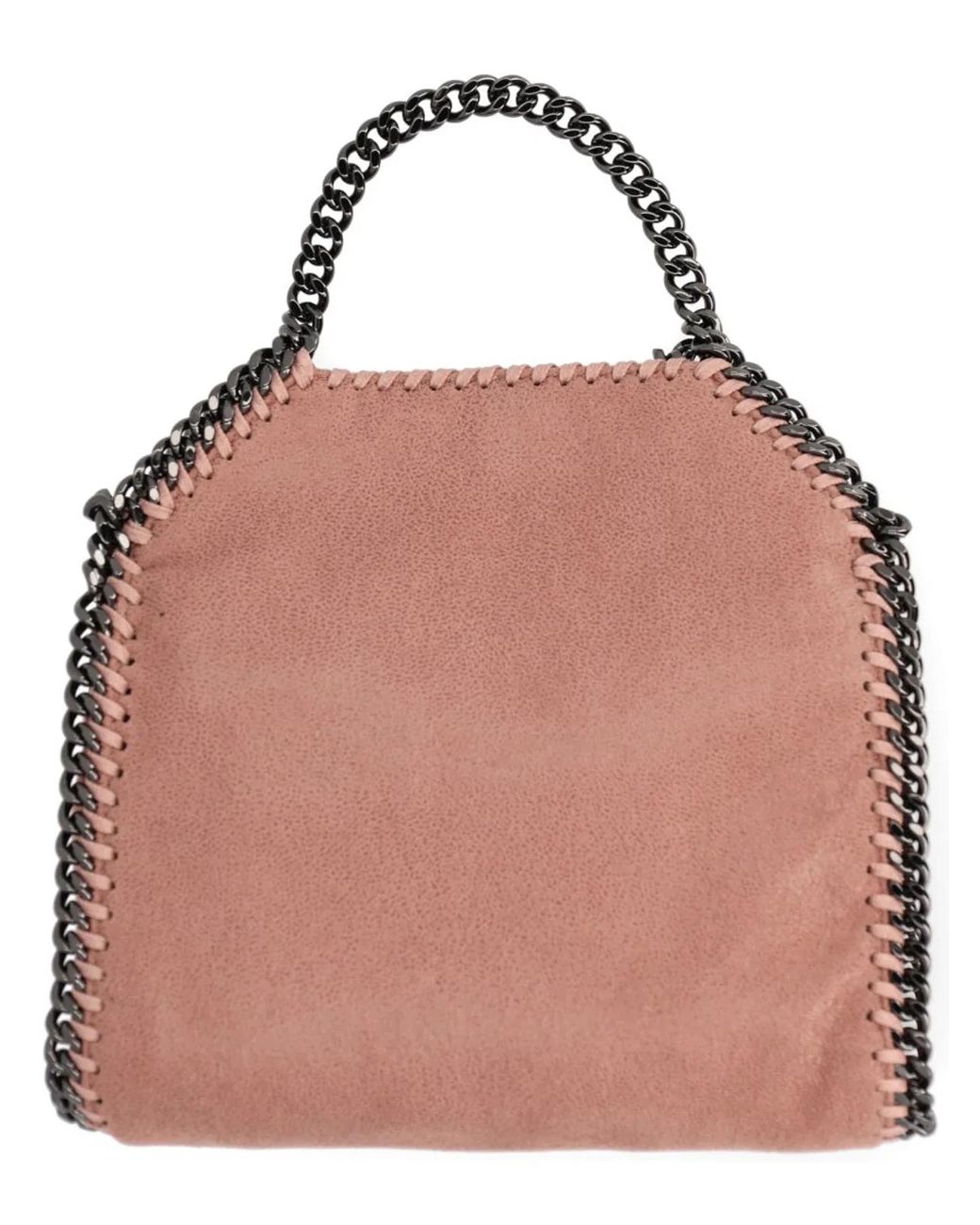 Stella McCartney Pink Mini Signature Handbag With Recycled Materials