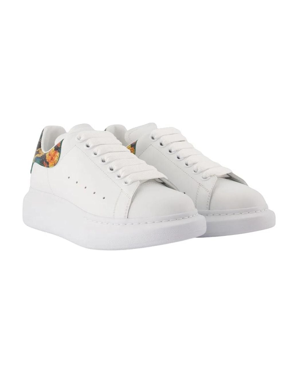 McQueen White Oversized Sneakers