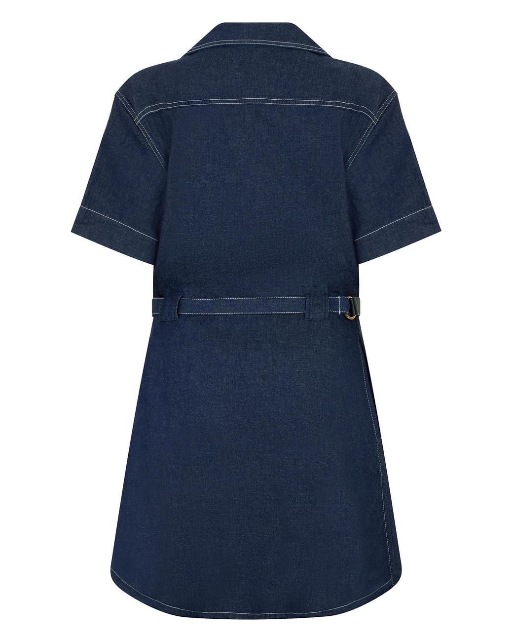 Céline Blue Mini Denim Short Dress