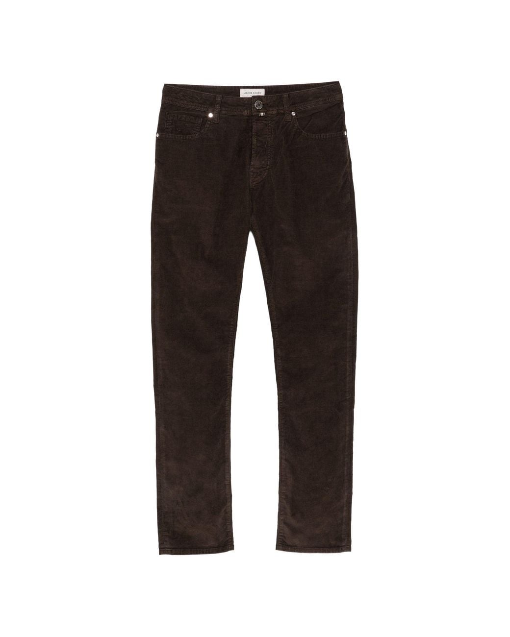 Jacob Cohen Black Cotton Blend Slim Trousers for men