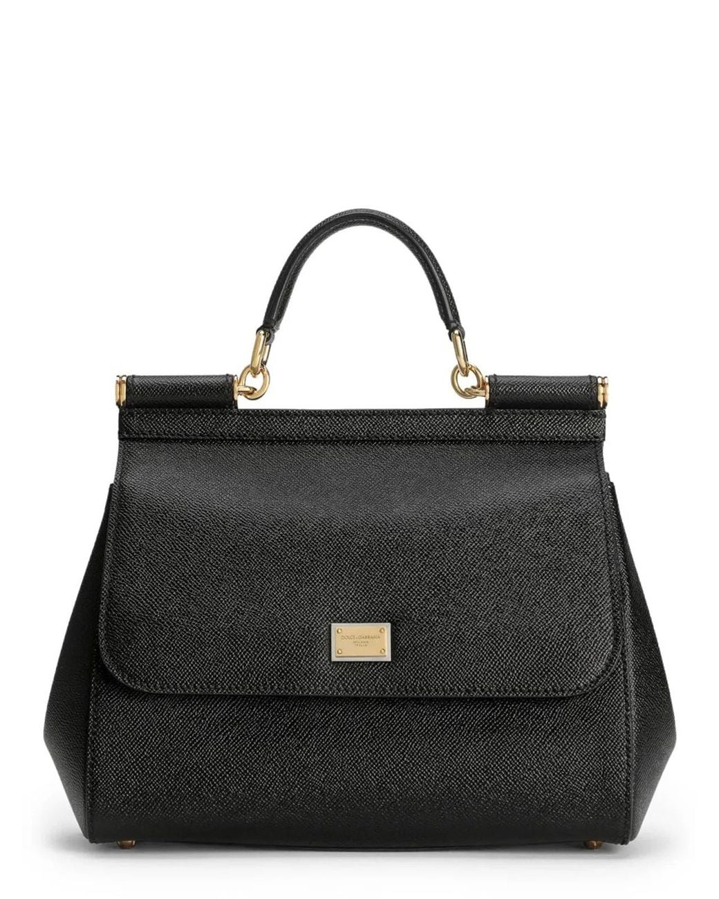 Dolce & Gabbana Black Handbag Sicily Shoulder Bags