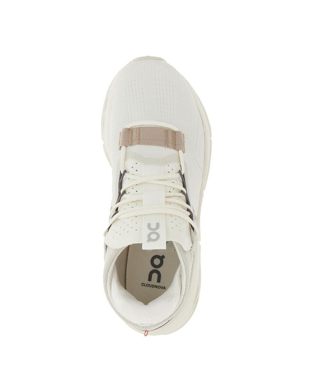 On Shoes White Running Cloudnova 2 Trainers