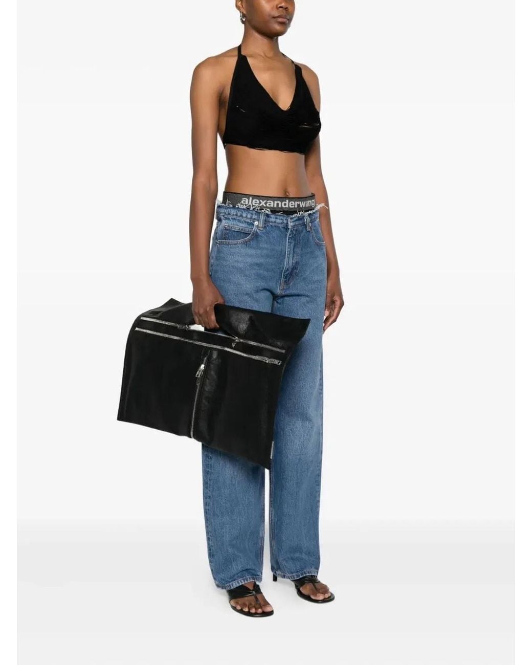 Alexander Wang Black "Geo" Large Hobo