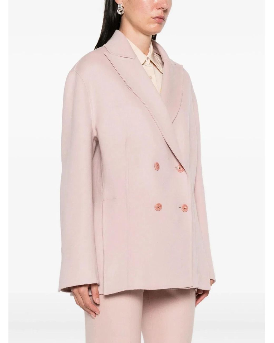Ermanno Scervino Pink Virgin Wool Jacket