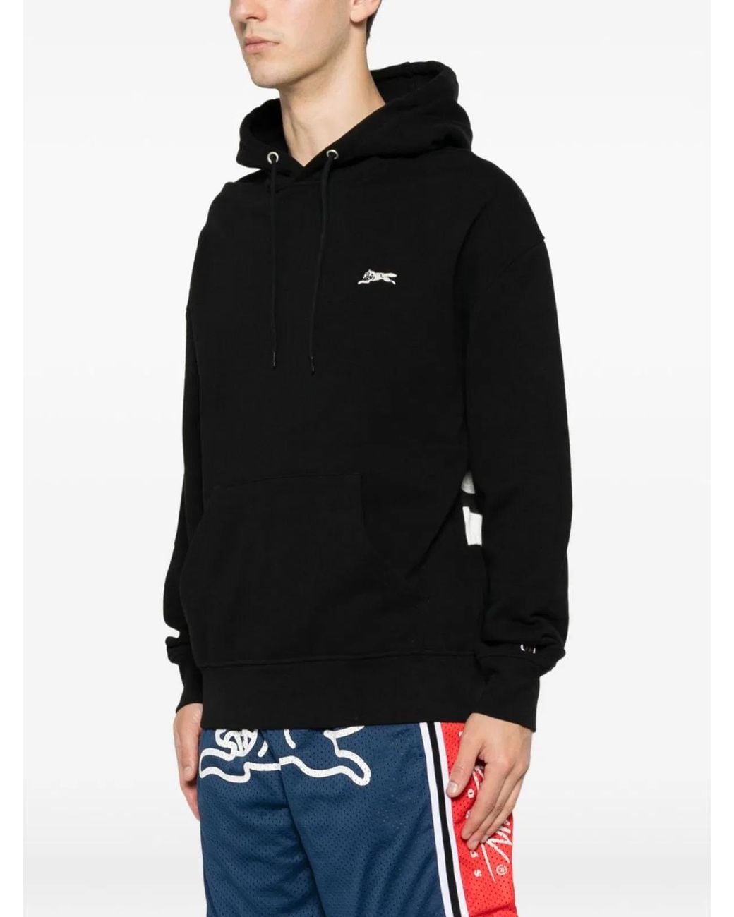 BBCICECREAM Black Logo Cotton Hoodie for men