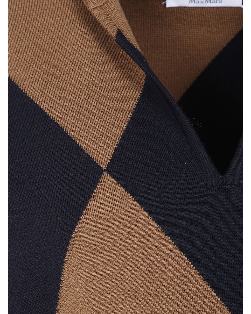 Max Mara Blue "Mxm Sala" Oversized Sweater