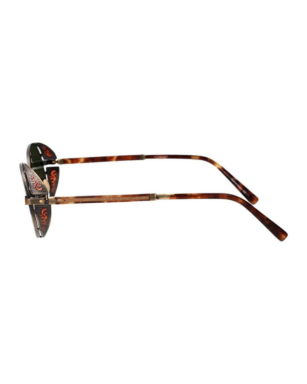 Matsuda Green Antique Titanium Sunglasses