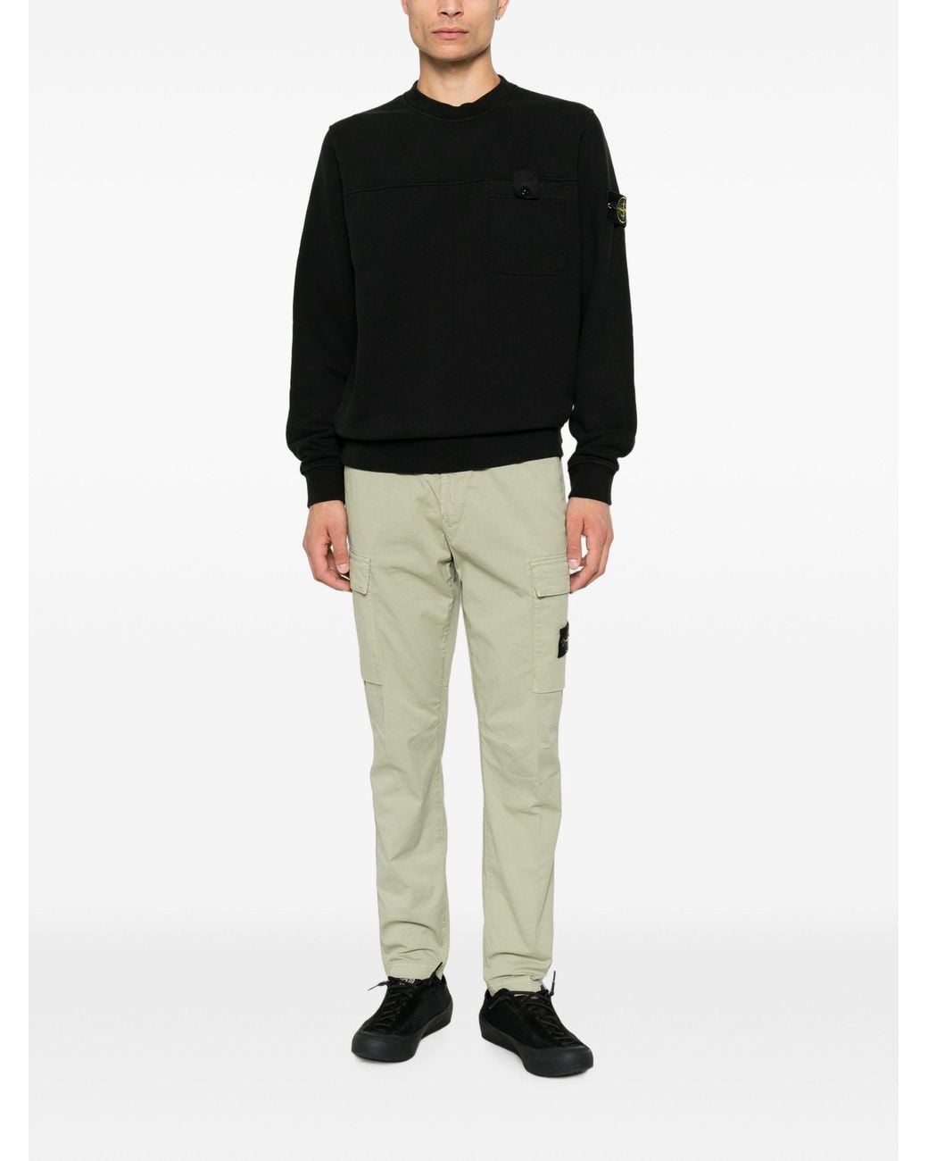 Stone Island Natural Trousers for men