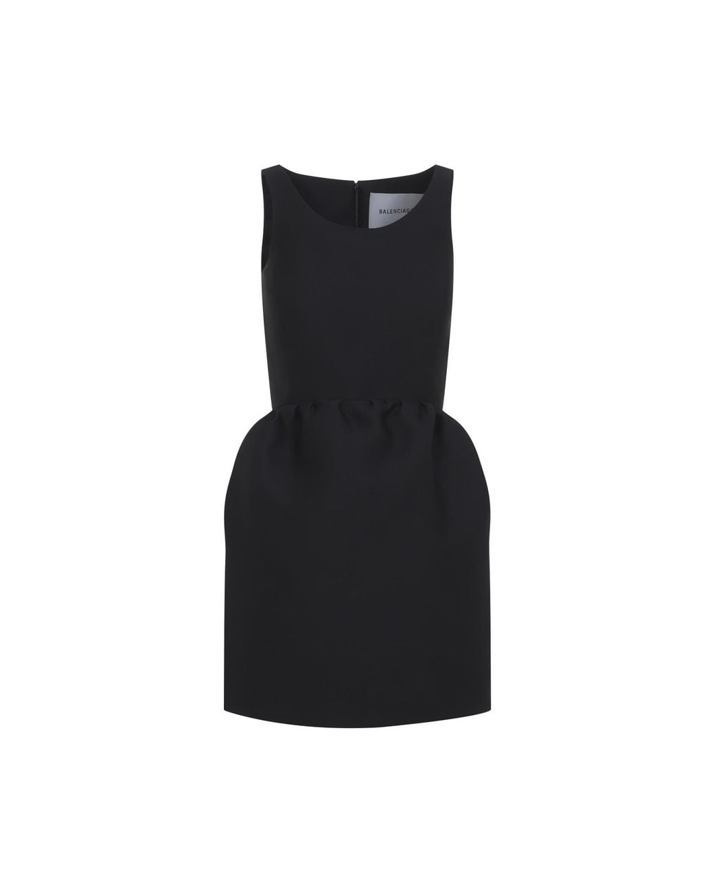 Balenciaga Black Bell Dress