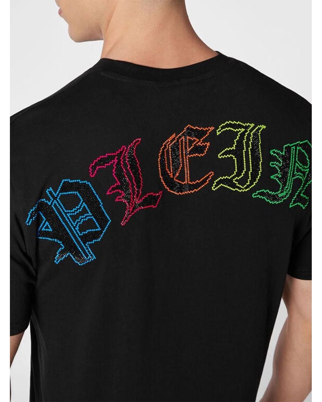 Philipp Plein Black Cotton Clothing T-Shirts And Polos for men