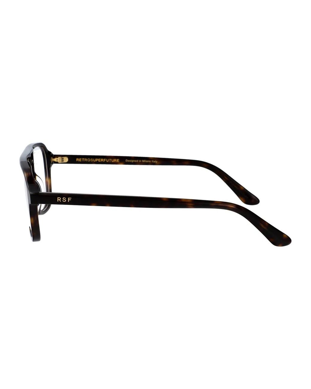 Retrosuperfuture Black Acetate Glasses