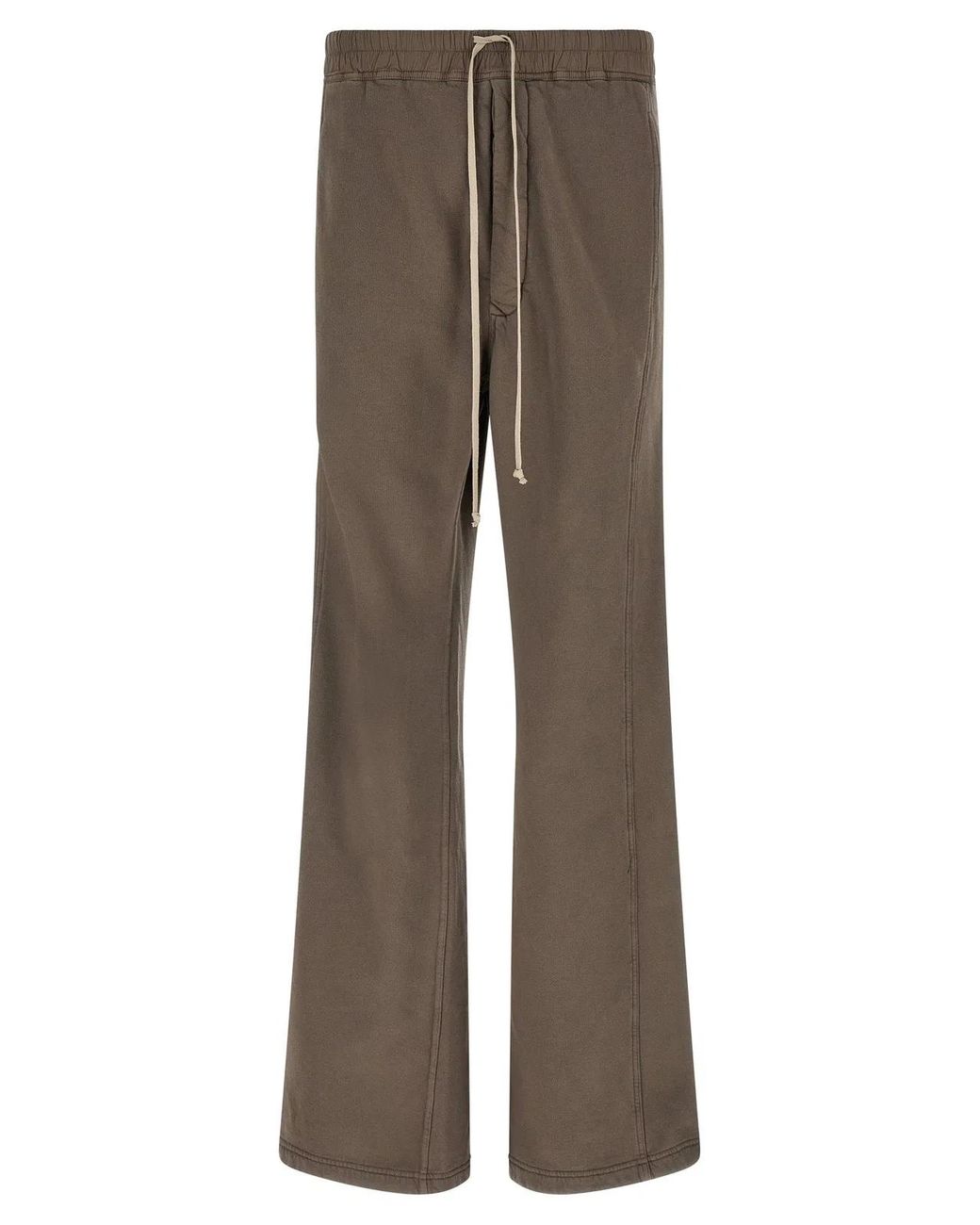 Rick Owens Brown 'Wide Pusher' Pants for men