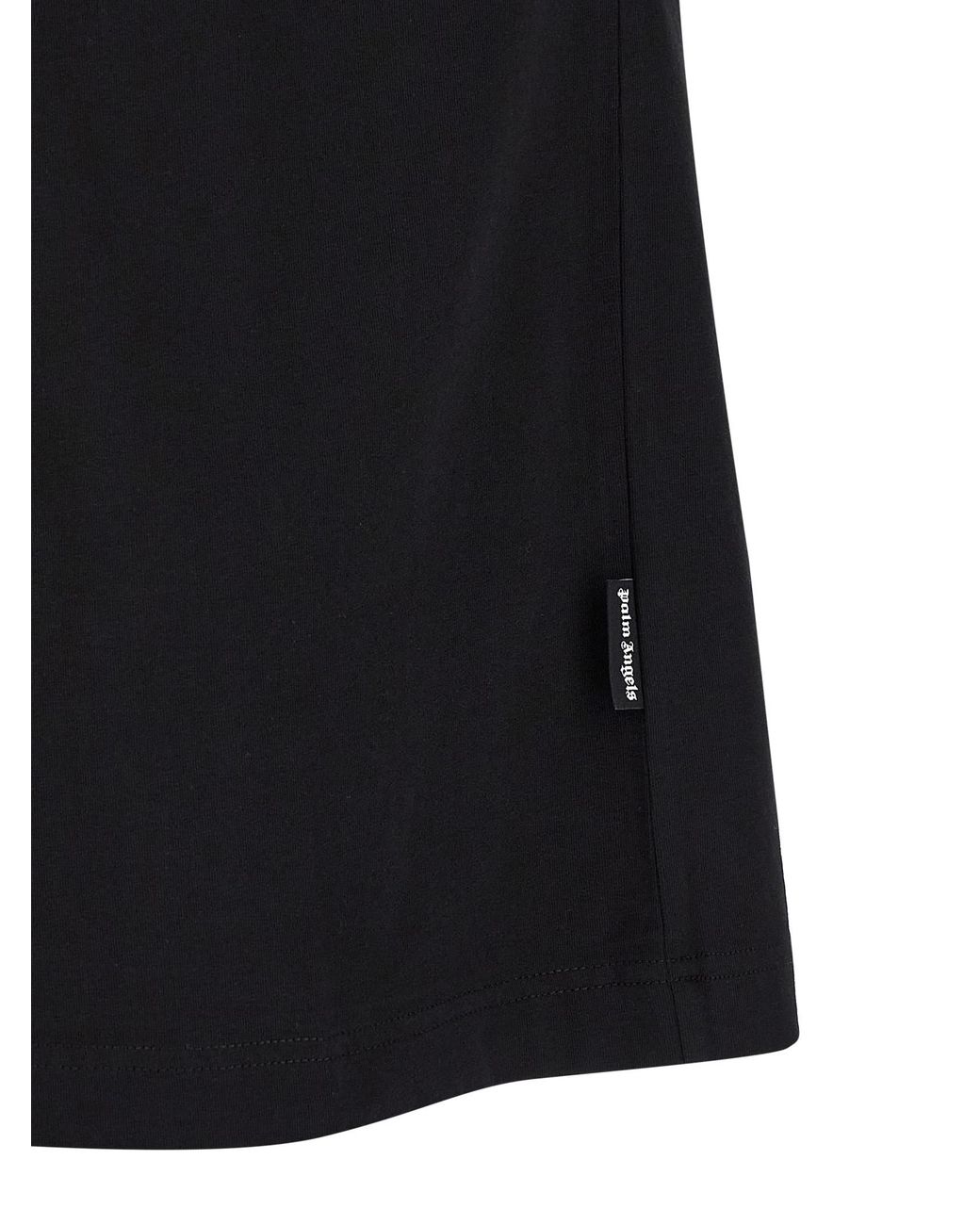 Palm Angels Black Logo Patch T-Shirt for men