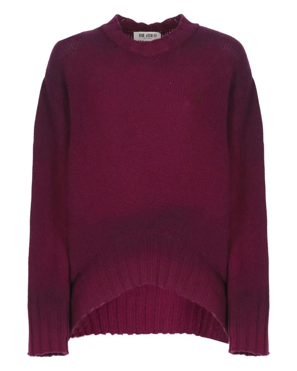 The Attico Purple Sweater