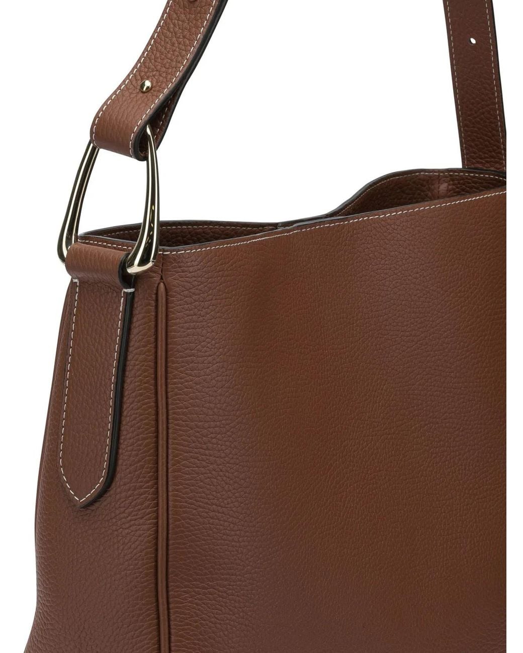 Le Tanneur Brown Leather Crossbody Bags