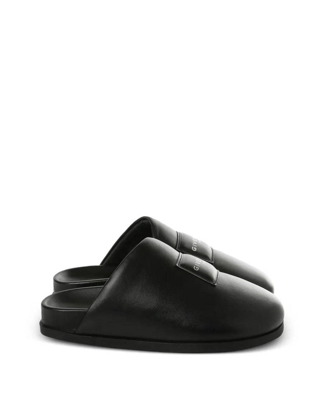 Givenchy Black Leather Mules