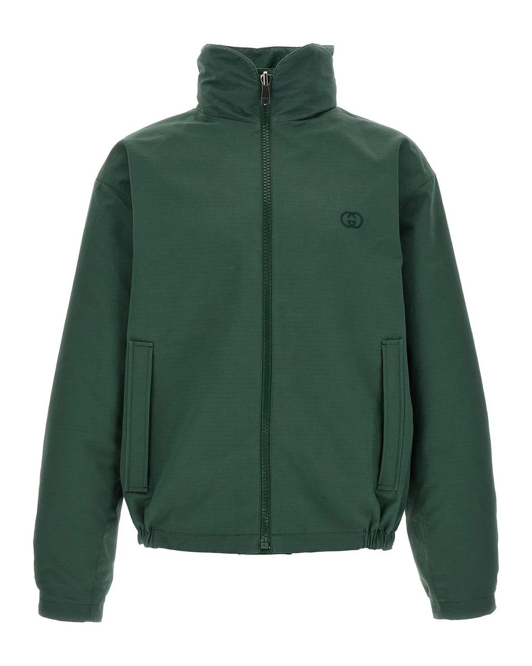 Gucci Green Reversible Ripstop Cotton Jacket for men