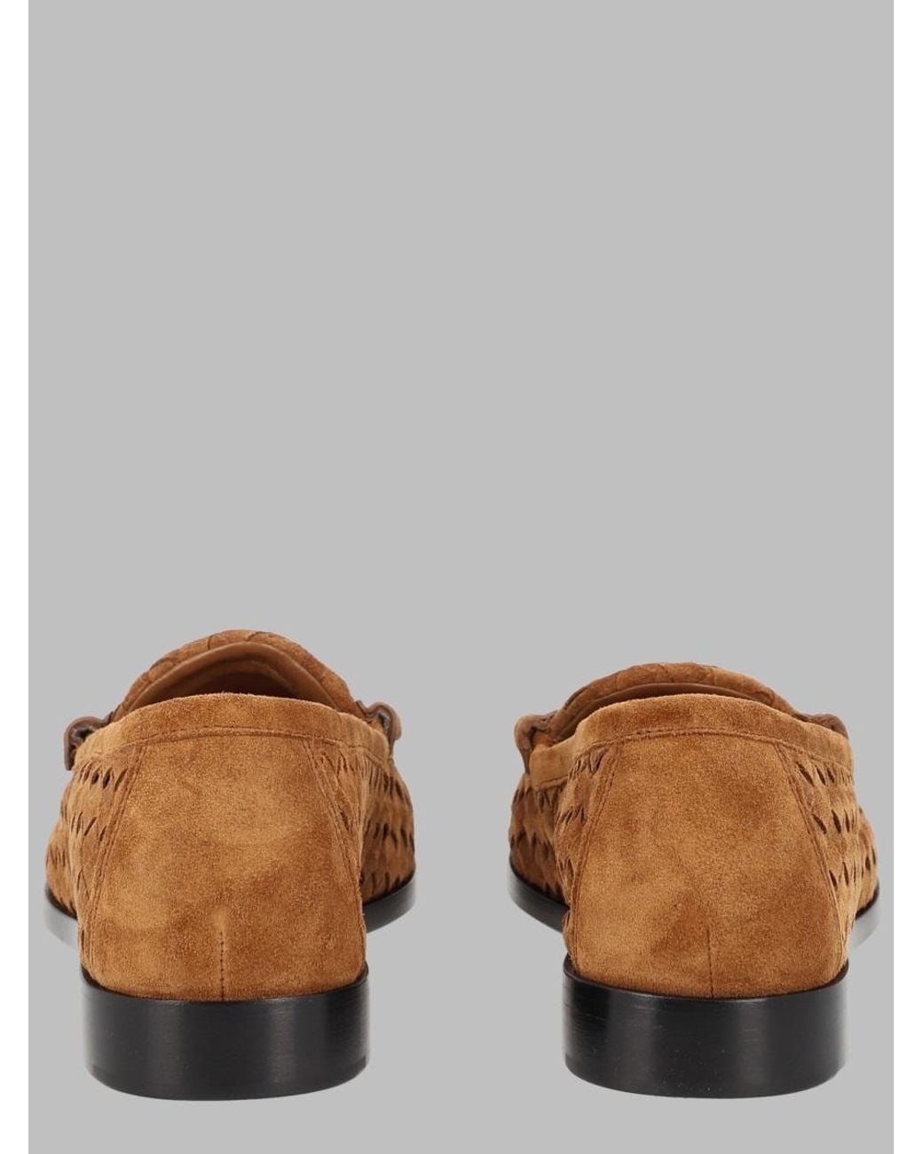 Bottega Veneta Brown Bottega-Inspired Mini Loafers