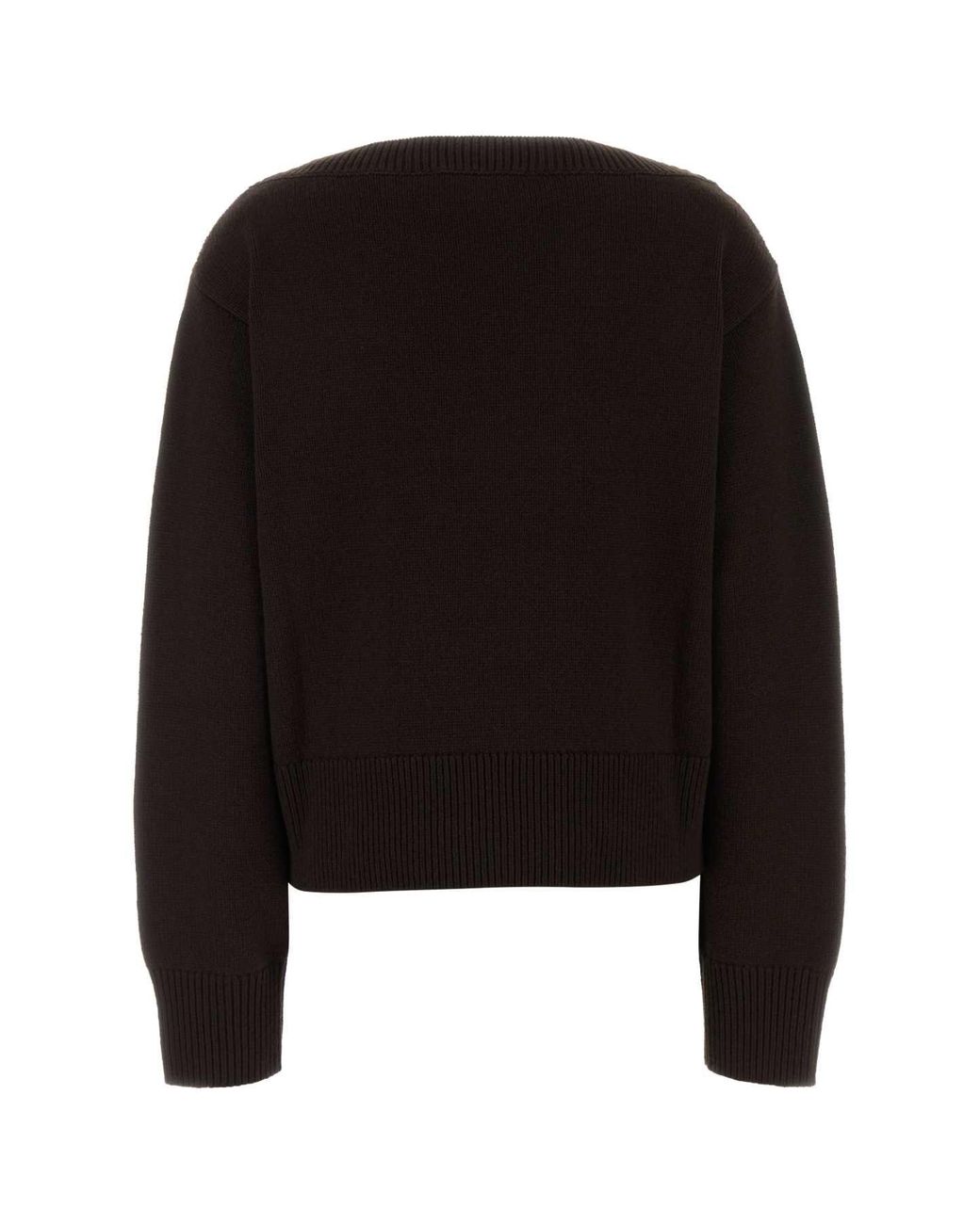 Gucci Black Chocolate Wool Blend Oversize Sweater