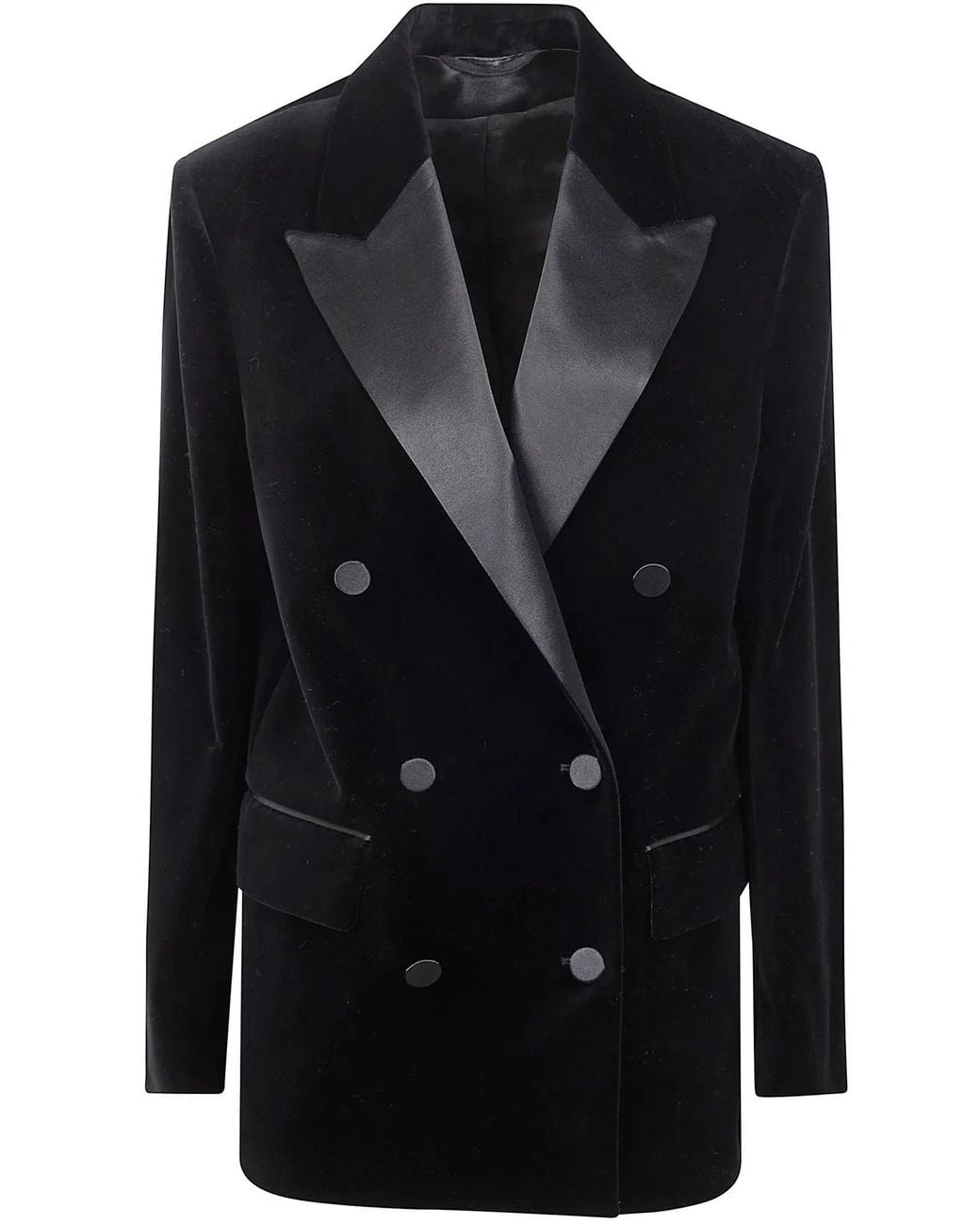 Golden Goose Deluxe Brand Black Double-Breasted Blazer