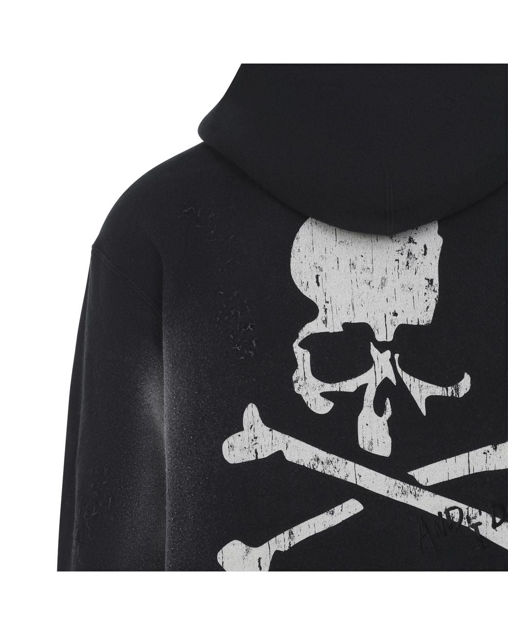 Mastermind Japan Black Og Vintage Hoodie for men