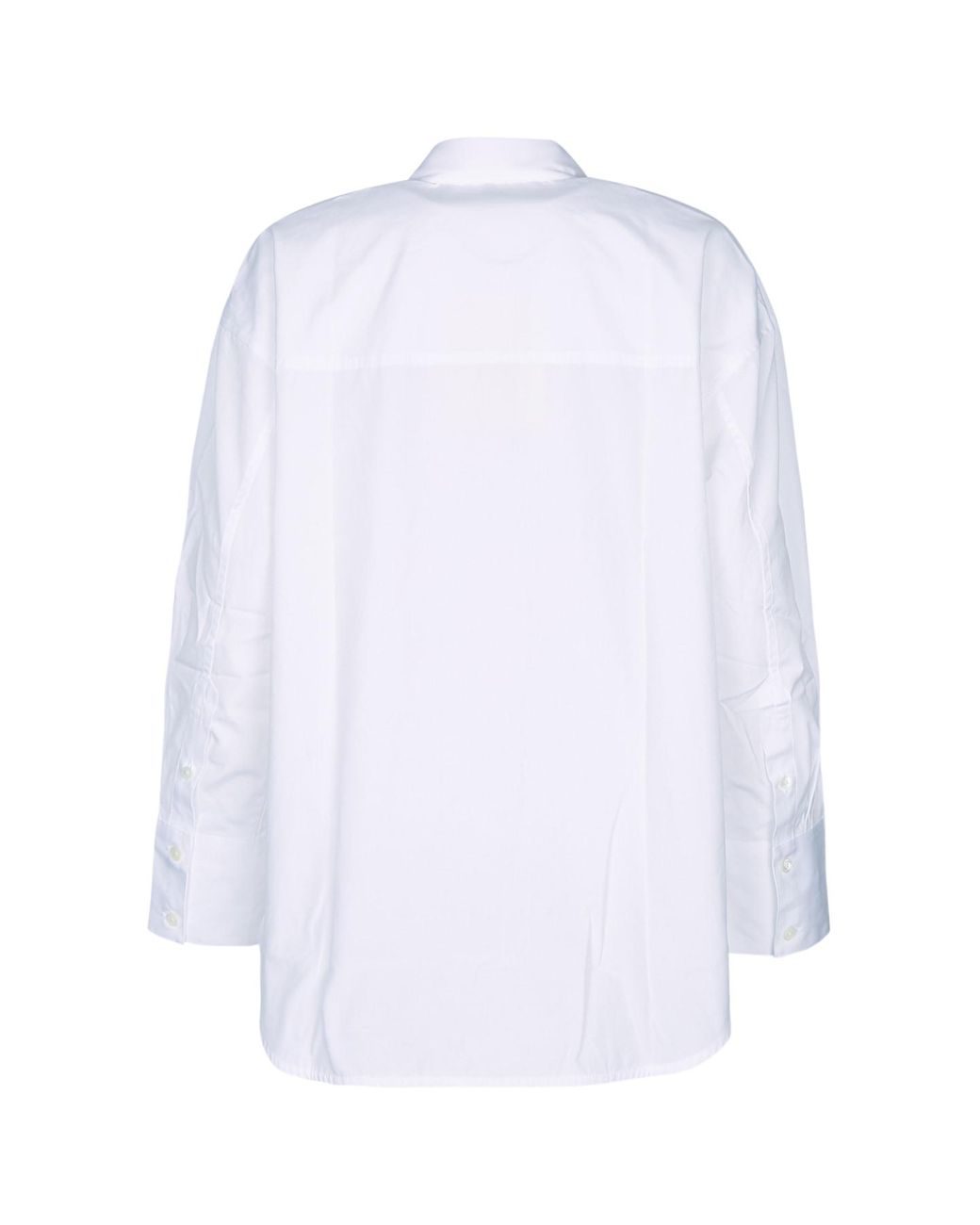 Totême White Boxy Poplin Shirt