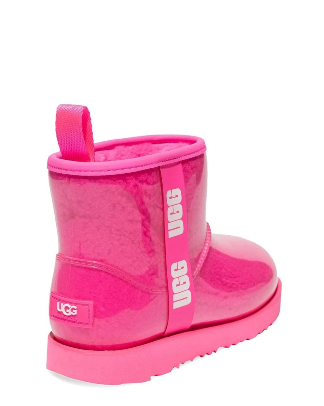 Ugg Pink Classic Clear Mini