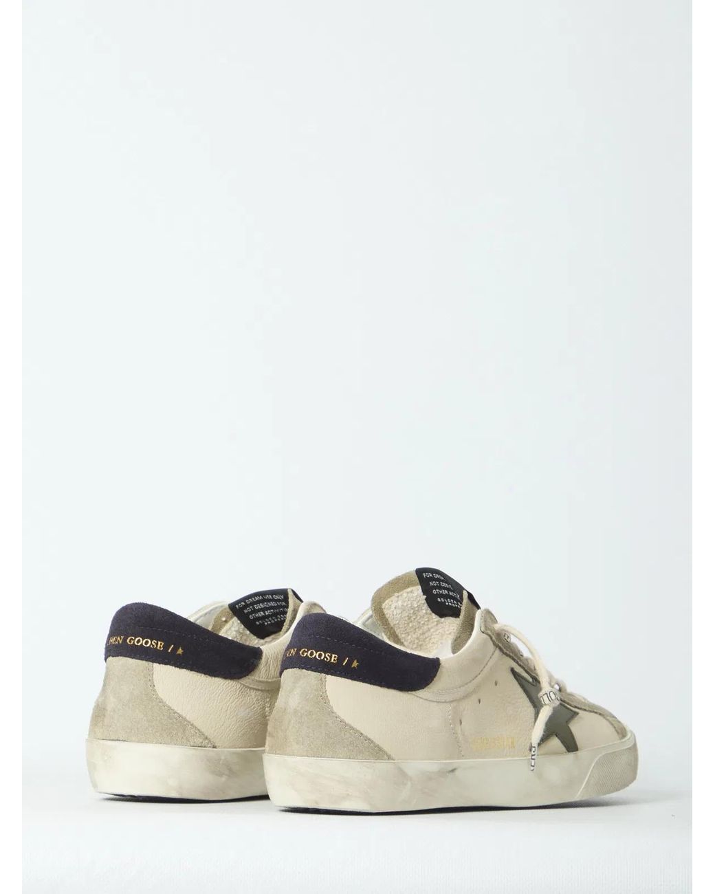Golden Goose Deluxe Brand White Super Star Sneakers for men