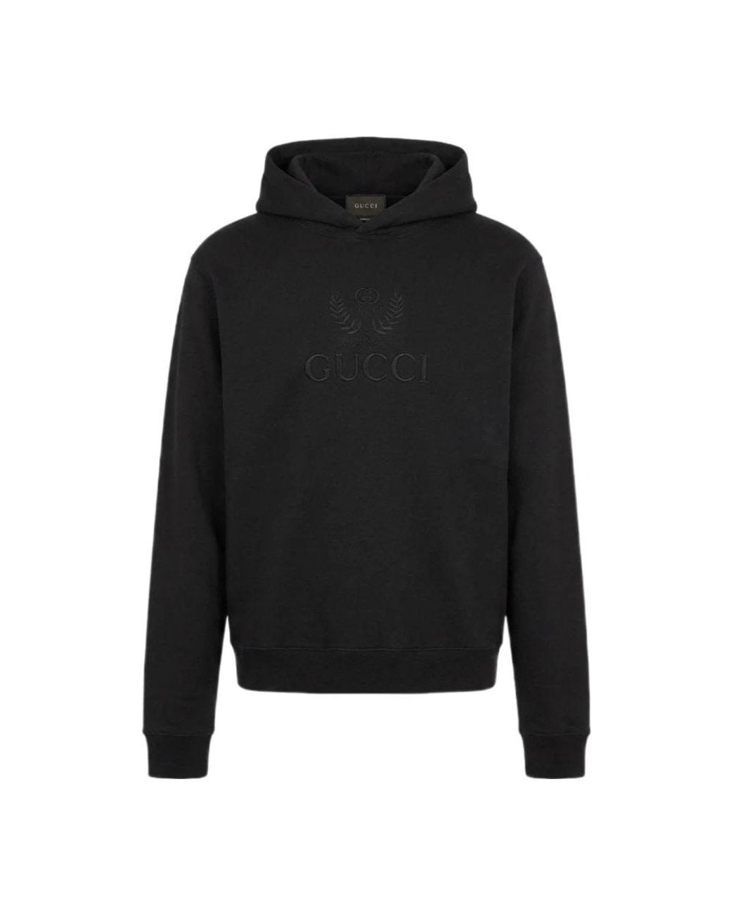 Gucci Black Logo Hoodie Sweatshirt for men