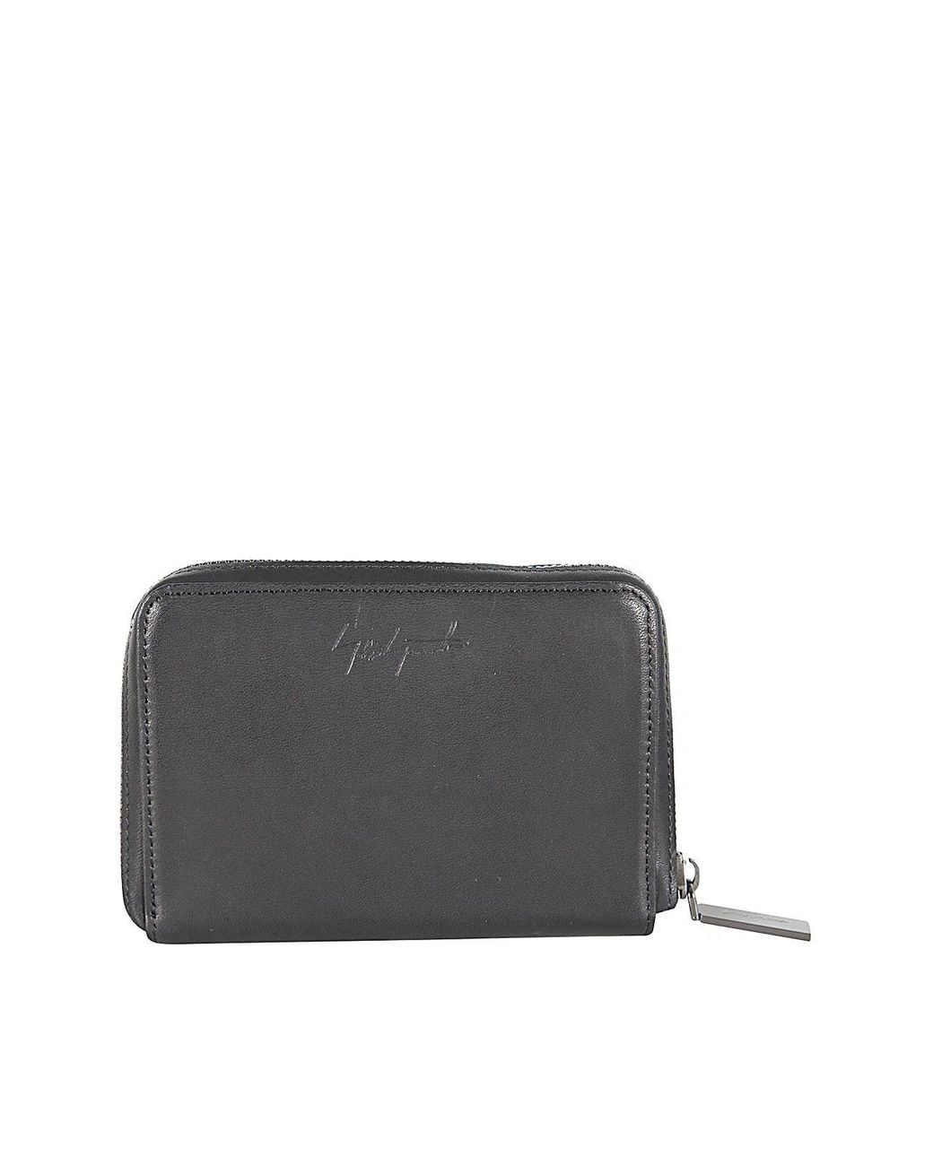 Discord Yohji Yamamoto Gray Clasp Poket Wallet M