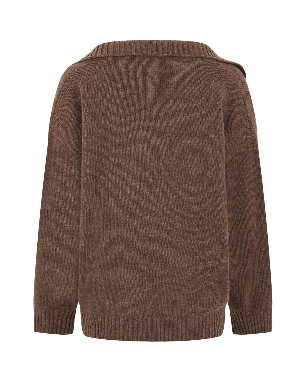 Weekend by Maxmara Brown Virgin Wool Sweater