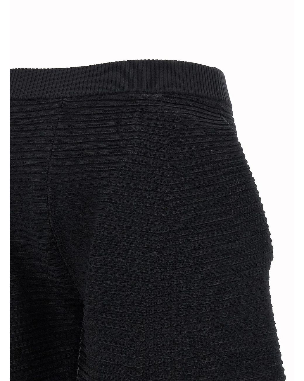Issey Miyake Blue 'Corrugated Knit' Pants