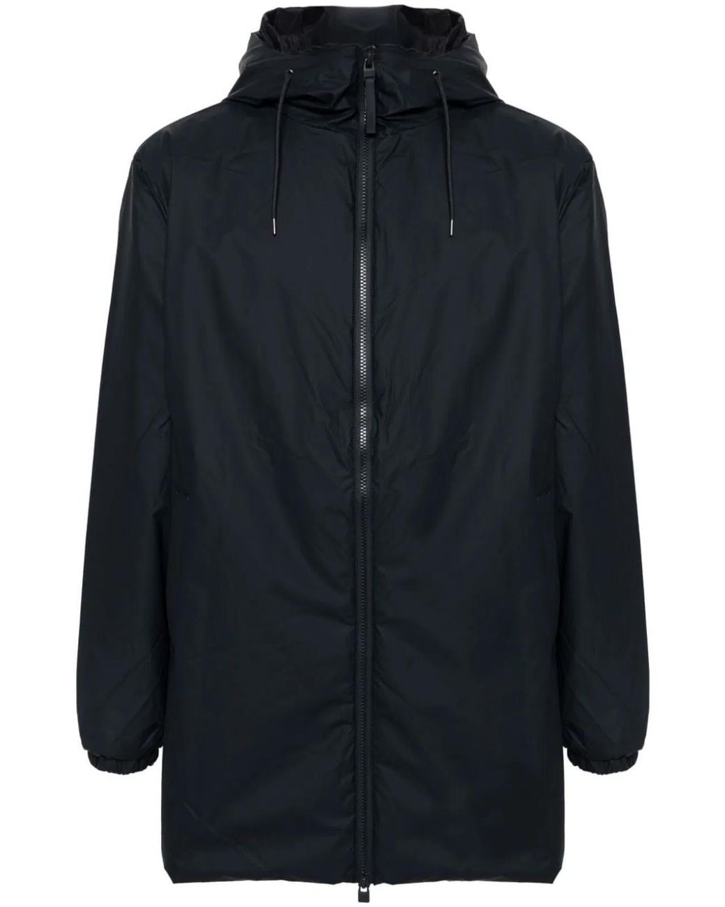 Rains Blue Lohja Long Jacket Rain-Coat for men