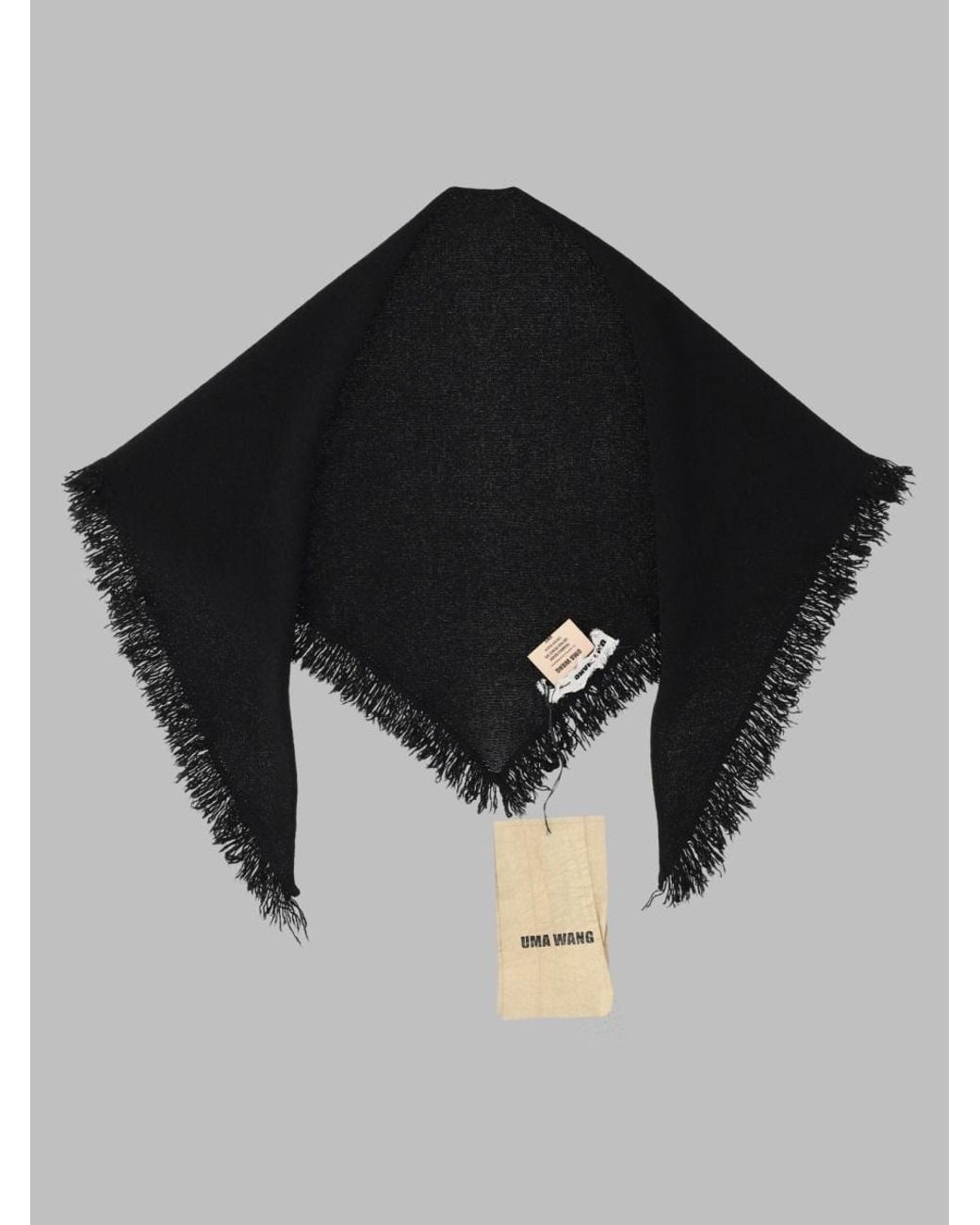 Uma Wang Black Mini Scarf