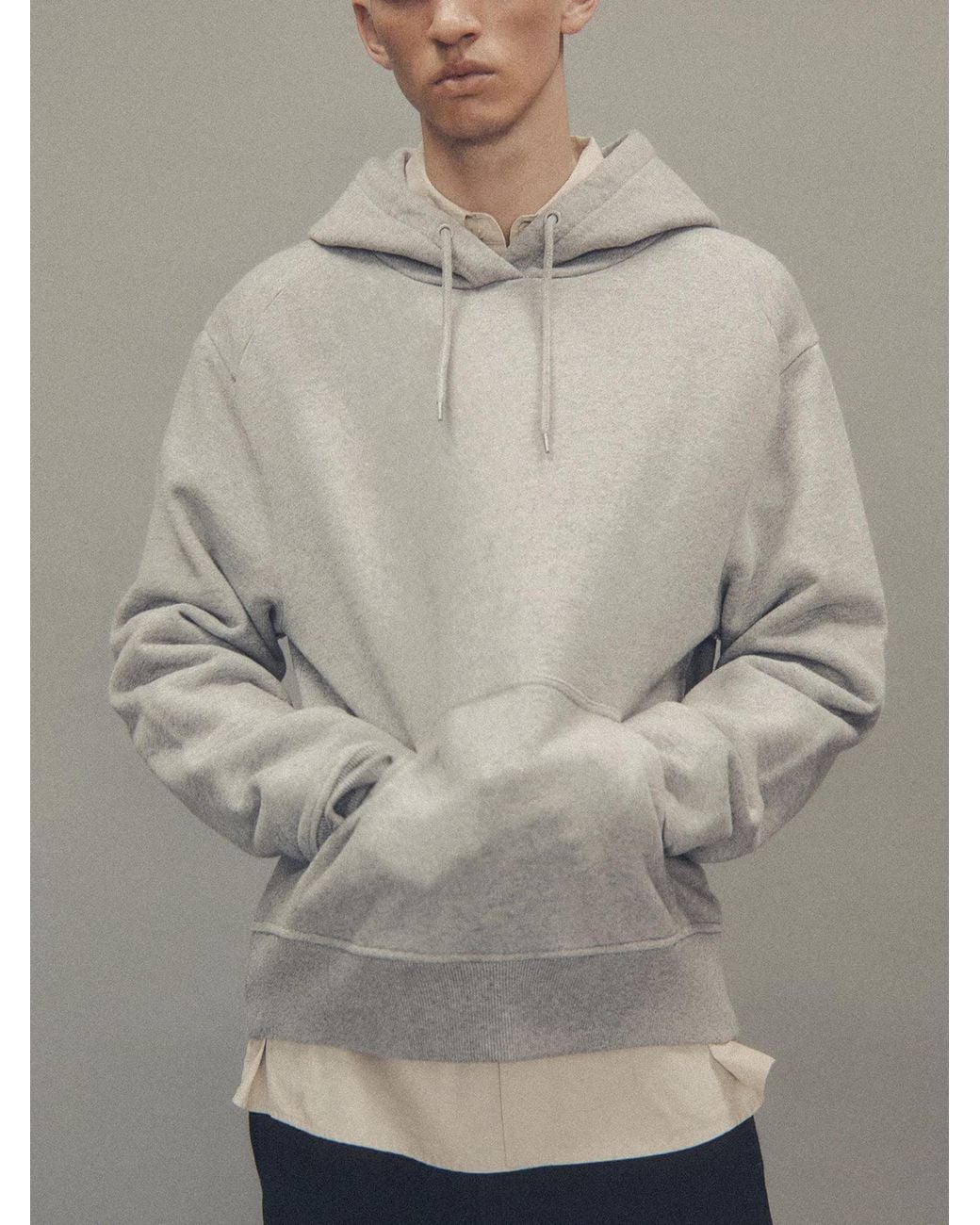 Entire studios Gray Standard Hood for men