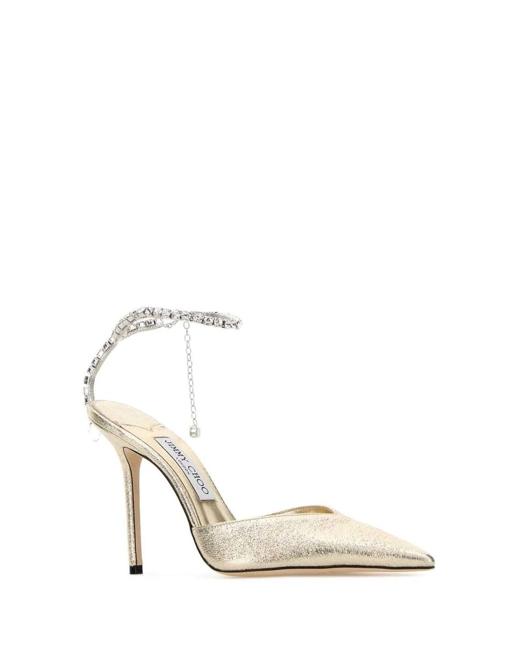 Jimmy Choo White Pointed Toe Pump