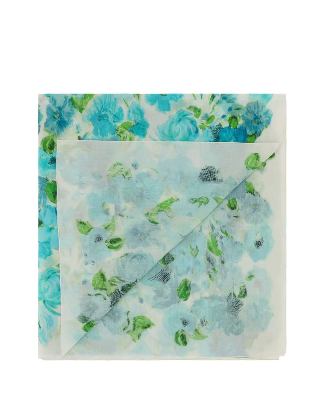 Chloé Green Chloe Foulard